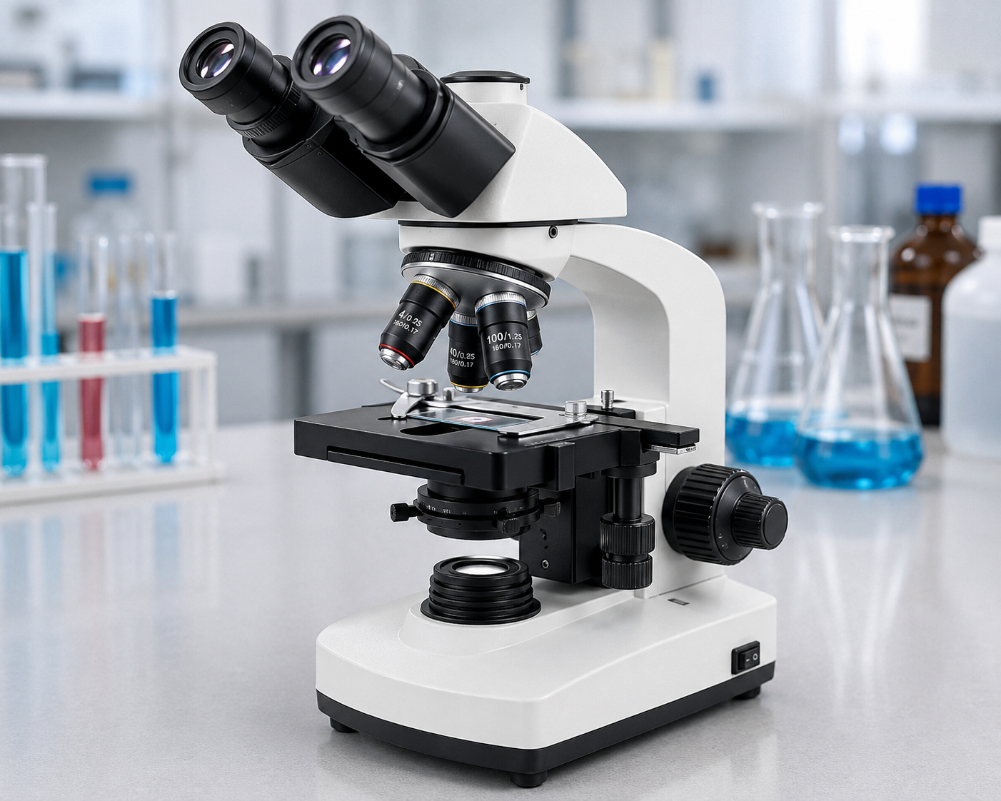 Professional laboratory microscope